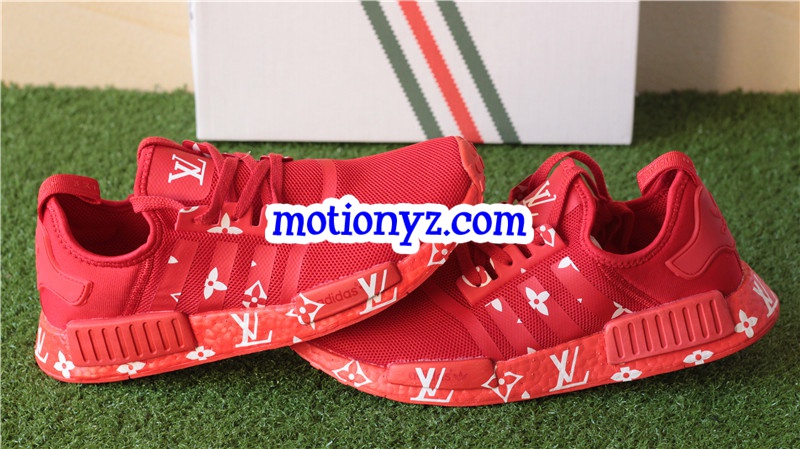 Real Boost Adidas NMD R1 Custom Red